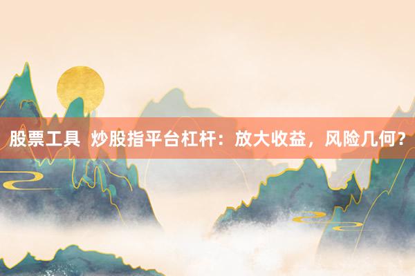 股票工具  炒股指平台杠杆：放大收益，风险几何？
