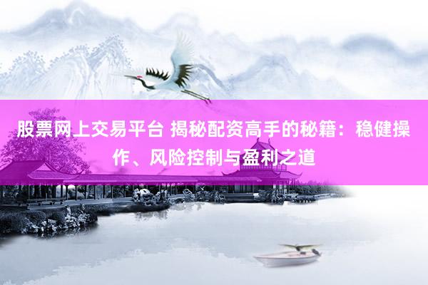 股票网上交易平台 揭秘配资高手的秘籍：稳健操作、风险控制与盈利之道